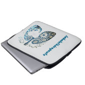 Herzinhalator Laptopschutzhülle (Vorne Knopf)