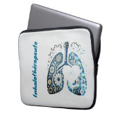 Herzinhalator Laptopschutzhülle (Vorderseite Links)