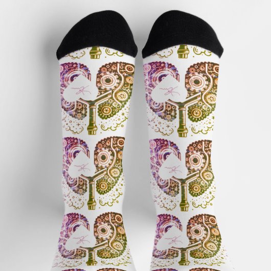 Herzinhalator Socken (Oben)