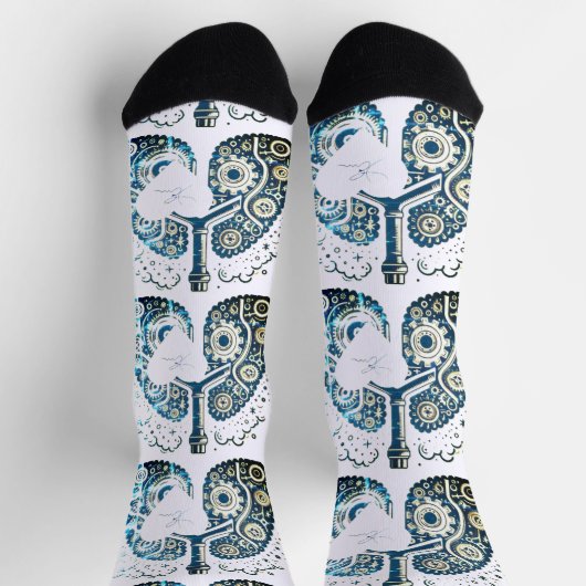 Herzinhalator Socken (Oben)