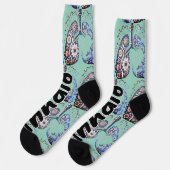 Herzinhalator Socken (Linkes Detail)