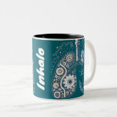 Herzinhalator Zweifarbige Tasse (VorderseiteRechts)