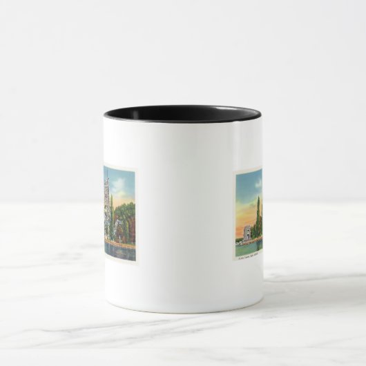 Herzinselblick auf den Alster Tower Tasse (Zentrum)