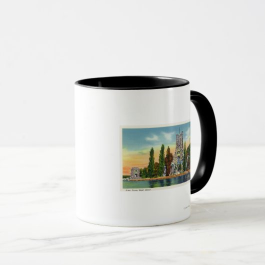 Herzinselblick auf den Alster Tower Tasse (VorderseiteRechts)