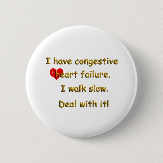 Herzinsuffizienz Button (Vorderseite)