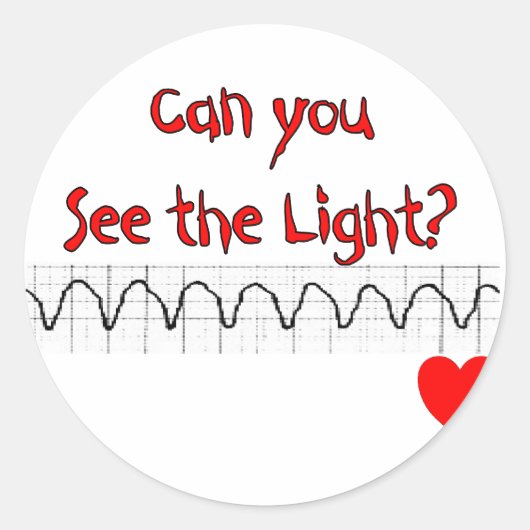 Herzinsuffizienz/ ER Unglaublich witzig Redewendun Runder Aufkleber (Vorderseite)