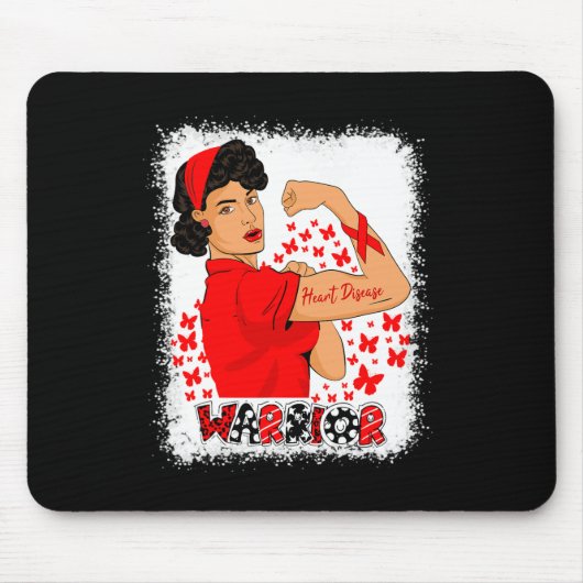 Herzinsuffizienz Frauen Herzerkrankung Mousepad (Vorne)