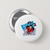 Herzkäfer Button (Vorne & Hinten)