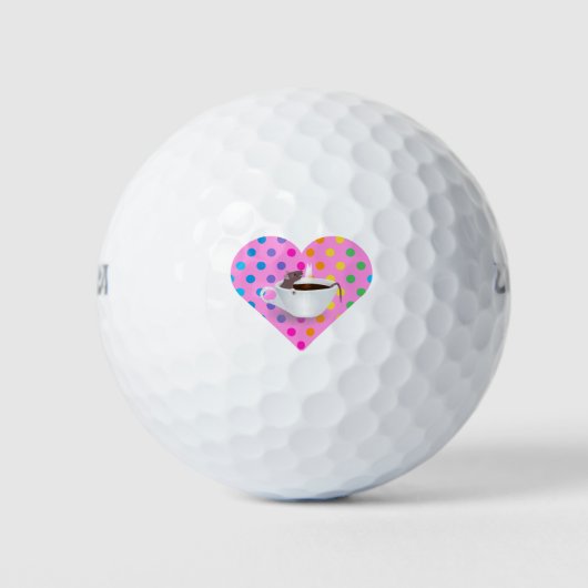 Herzkaffeemaschine Golfball (Vorderseite)