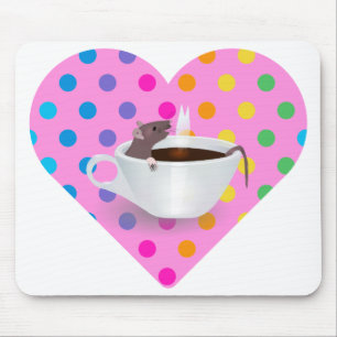 Herzkaffeemaschine Mousepad