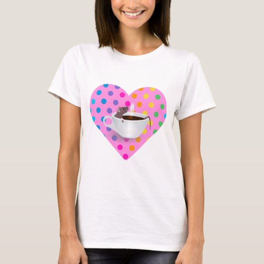 Herzkaffeemaschine T-Shirt (Vorderseite)
