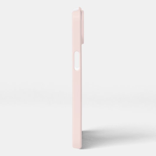 Herzkalligrafie Rosa Rosa iPhone Hülle (Rechte Seite)