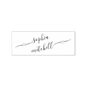 Herzkalligraphie Name Rubber-Briefmarke Gummistempel (Prägung)