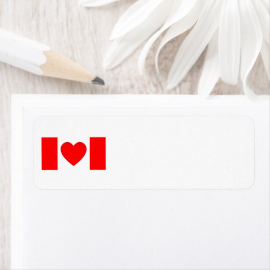 Herzkanadische Flagge (Insitu)