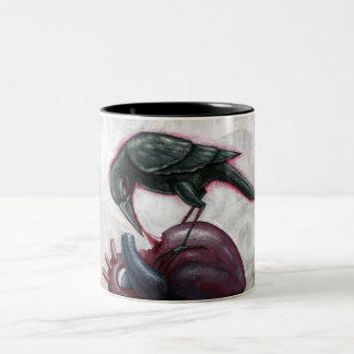 Herzkannibale Zweifarbige Tasse