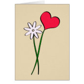 Herzkarte (Vorne)