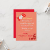 Herzkarte Karte (Vorderseite/Rückseite Beispiel)