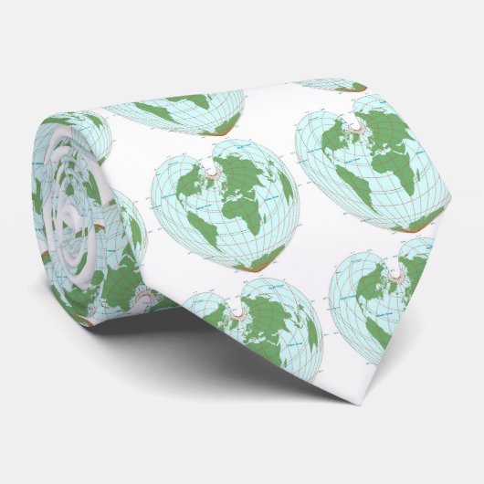 Herzkarten-Krawatte Krawatte (Gerollt)