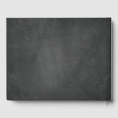 Herzkartonkrümel voller Baum im liebenden Gedächtn Gästebuch (Rückseite)