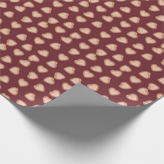 Herzkeks Geschenkpapier (Ecke)