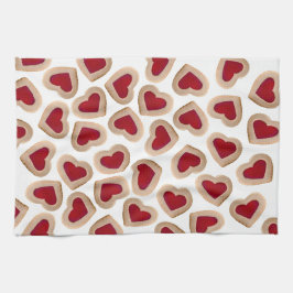 Herzkekse Geschirrtuch