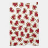 Herzkekse Geschirrtuch (Vertikal)
