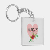 Herzkette Schlüsselanhänger (Vorderseite links)