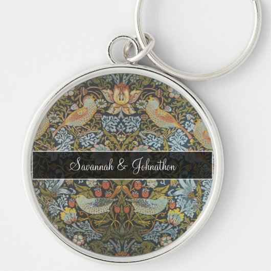 Herzkettenkette für den bezauberten Wald auf der W Schlüsselanhänger (Vorne)