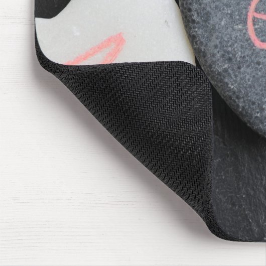 Herzkiesel Zen Mousepad (Ecke)