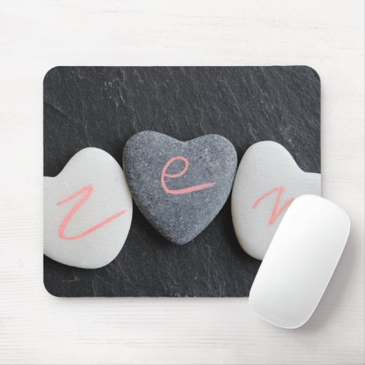 Herzkiesel Zen Mousepad (Mit Mouse)