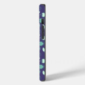 Herzkirschen blau Case-Mate iPhone hülle (Rückseite / Links)