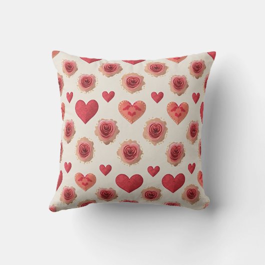 Herzkissen Kissen (Rückseite)