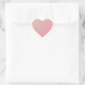 Herzklammer 3D pink Herz-Aufkleber (Tasche)