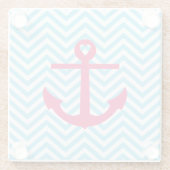 Herzklappe Glasuntersetzer (Rückseite)