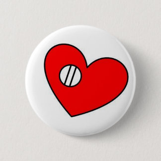 Herzklappe-Knopf Button