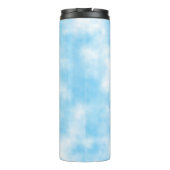 Herzklappenballon mit Hundeschraube drucken Thermosbecher (Rückseite)