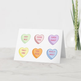 Herzklappenkarte im Inneren Dankeskarte