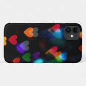 Herzklappenleuchten auf schwarz Case-Mate iPhone hülle (Rückseite (Horizontal))