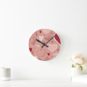 Herzklappenstube Runde Wanduhr (Zuhause)