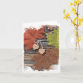 Herzklappkarte fallen karte (Gelbe Blume)