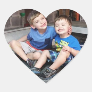 Herzkleber im Foto Herz-Aufkleber
