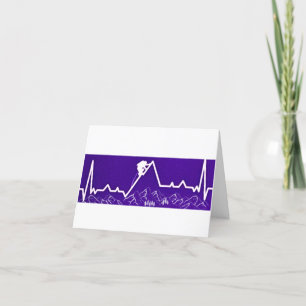 Herzklettern Feiertagskarte