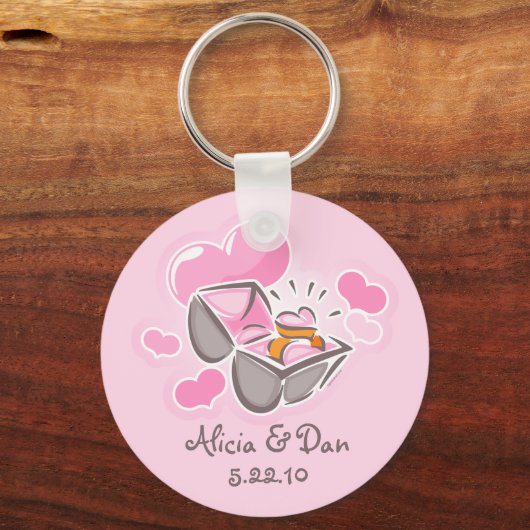 Herzklingeltasten Schlüsselanhänger (Vorderseite)