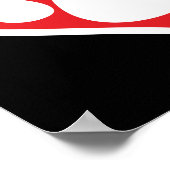 Herzklopfe (dunkel) poster (Ecke)