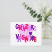 Herzklopfe Oma Valentine Feiertagspostkarte (Stehend Vorderseite)