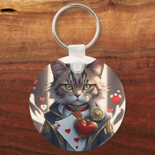 Herzklopfe Schlüsselanhänger (Rückseite)