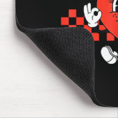 Herzklopfen 67 Valentinstag Six Seven Meme Mädchen Mousepad (Ecke)
