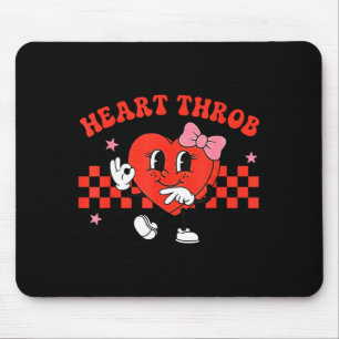 Herzklopfen 67 Valentinstag Six Seven Meme Mädchen Mousepad