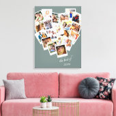 Herzklopfen am Besten | Benutzerdefiniertes Jahr Leinwanddruck (Insitu (Wohnzimmer))