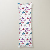 Herzklopfen am Valentinstag Seitenschläferkissen (Rückseite (Vertikal))